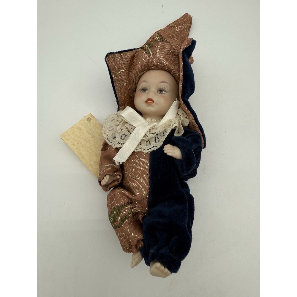 Venetian Tragicomica Venice Italy Porcelain Ceramic Doll Baby Freckles Jester
